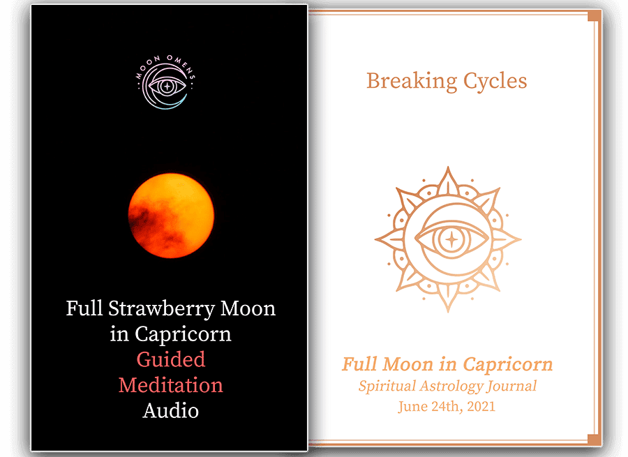 Full Strawberry Moon in Capricorn