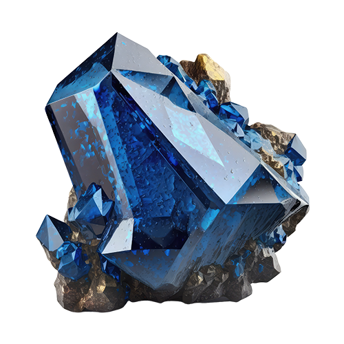 Crystal Icon Blue Sapphire