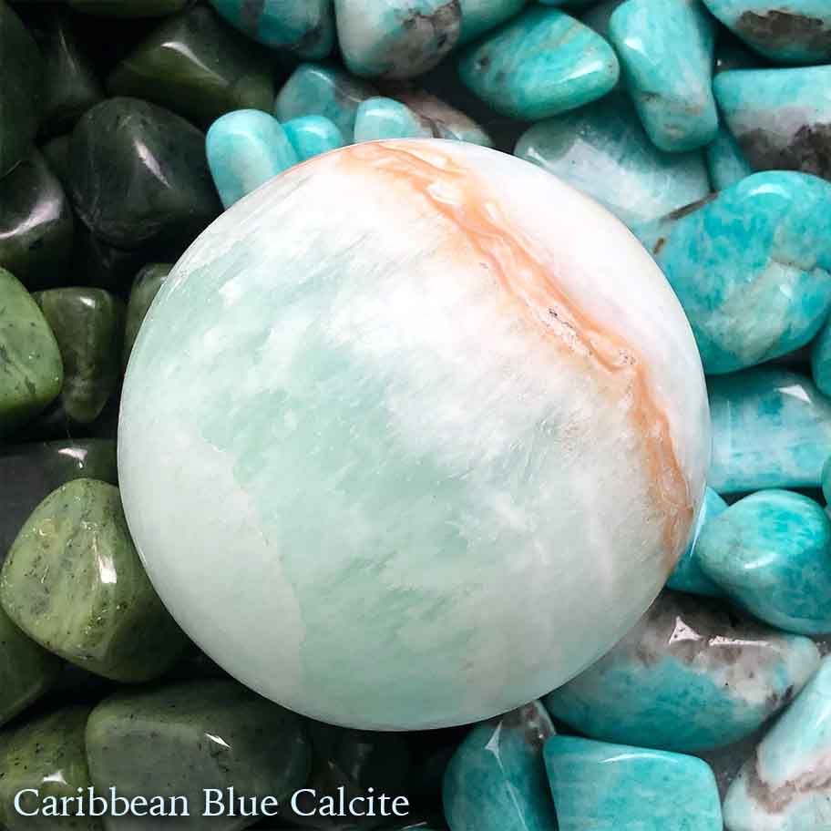 Crystal Blue Calcite Connection Item
