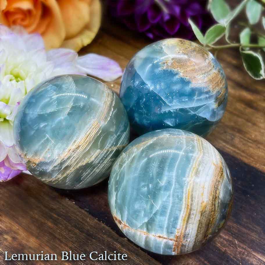 Crystal Blue Calcite Connection Item