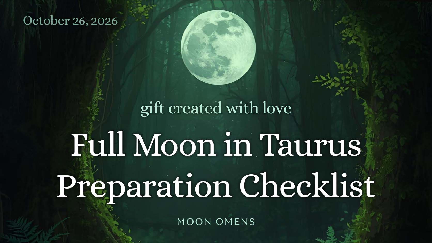full moon gift